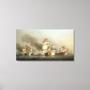 Toile Victor du vice-amiral Sir George Anson (1697-1762)