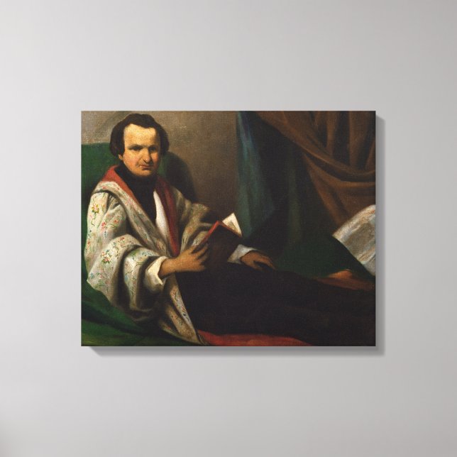 Toile Victor Hugo sur son divan, vers 1830-40 (Recto)