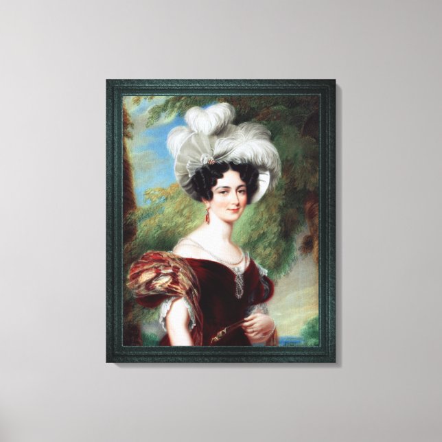 Toile Victoria, duchesse de Kent par George Hayter (Recto)