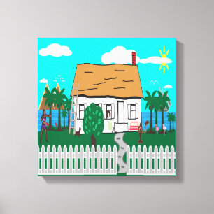 Toile Vie À La Plage