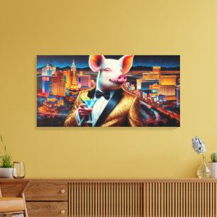 TOILE VIE NOCTURNE PIG-VEGAS 5