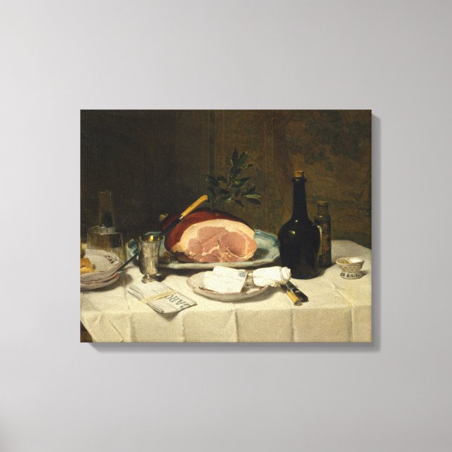 Toile Vie Toujours Avec Le Jambon (Recto)