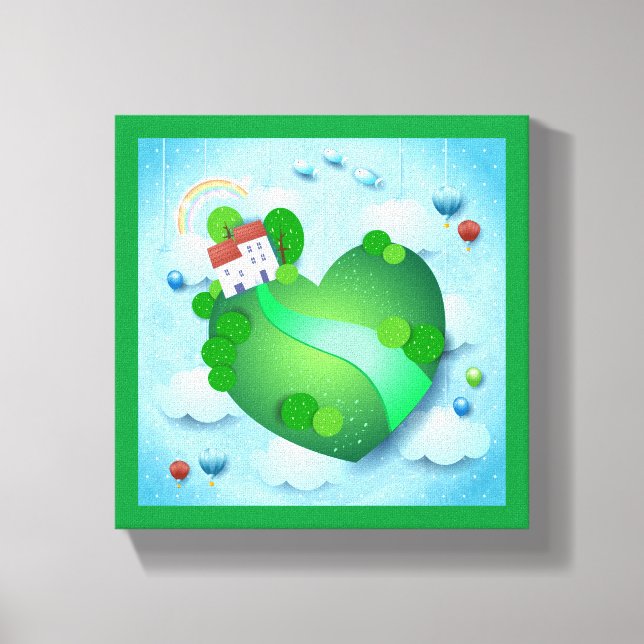 Toile Vie verte (Recto)