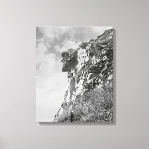 Toile Vieil Homme de la Montagne, 1901. Photo ancienne