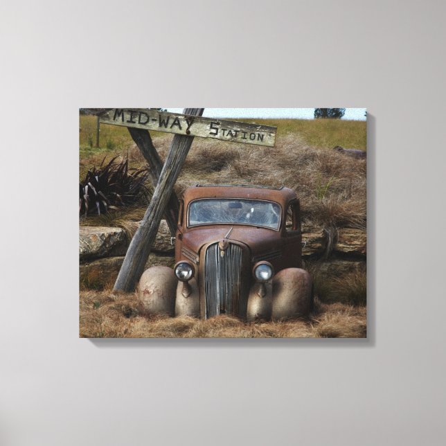 Toile Vieille voiture (Recto)