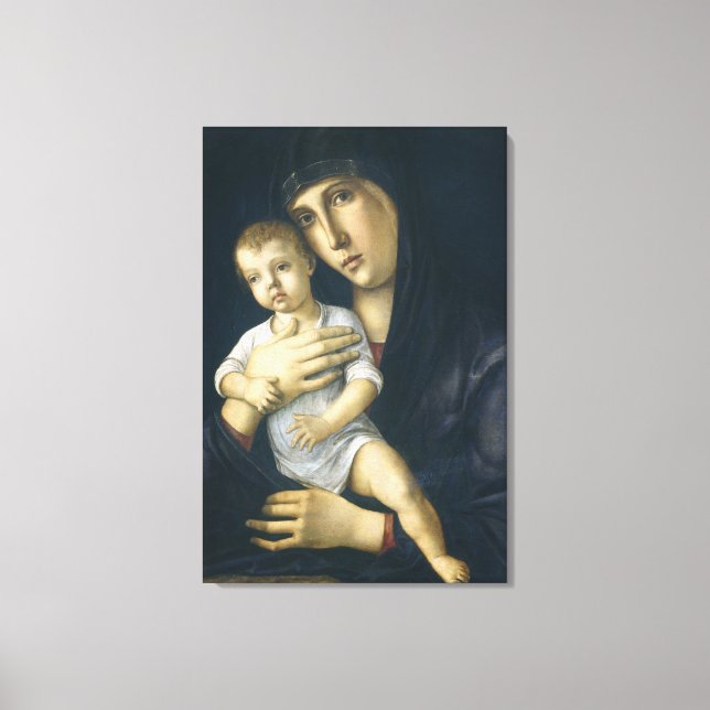 Toile Vierge à l'enfant par Giovanni Bellini (Recto)