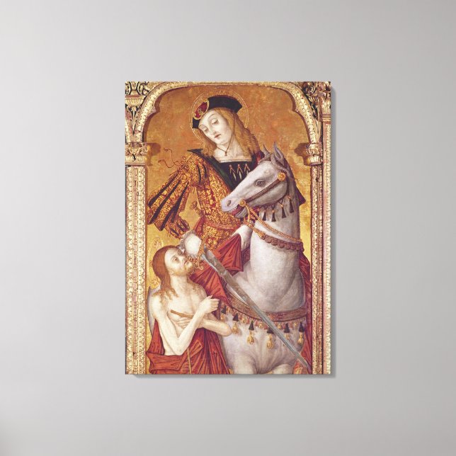 Toile Vierge et enfant avec SS. Gregory et Martin (Recto)