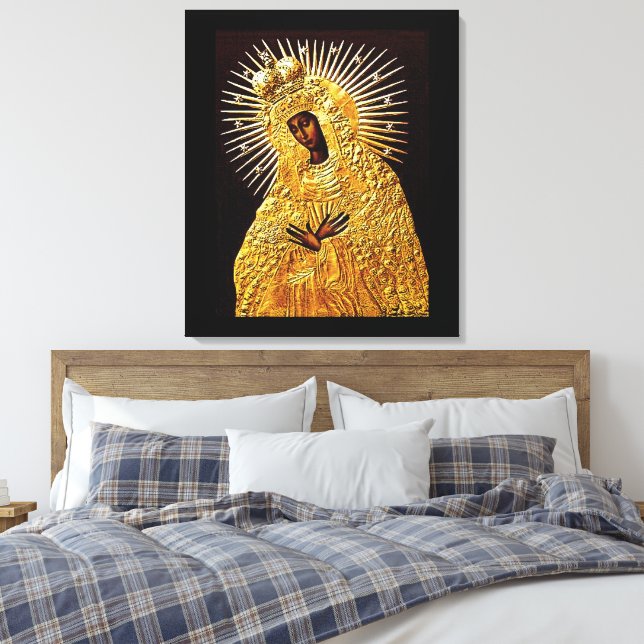 Toile Vierge noire en prière ... (Insitu(Chambre))