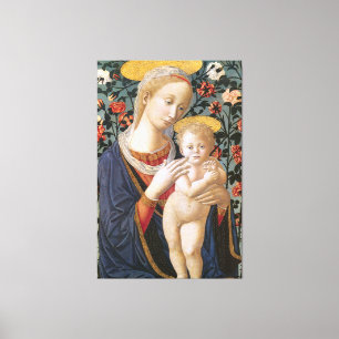 Toile Vierge Sainte Vierge et Enfant Jésus