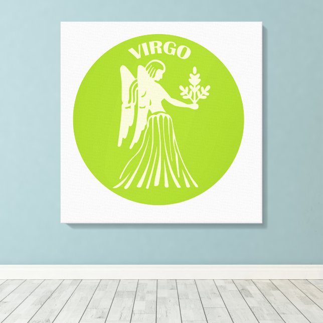 Toile Vierge, Signe du zodiaque, Horoscope, Astrologie (Insitu (Plancher de Bois))