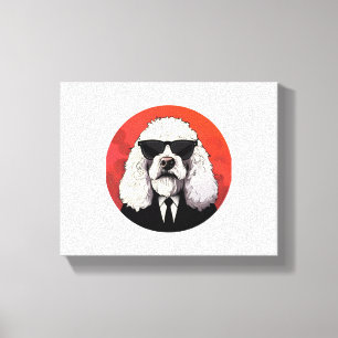 Toile Vieux anglais Sheepdog Chien d'affaires