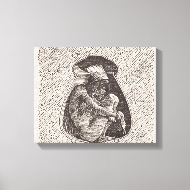 Toile Vieux cimetière indien (Recto)