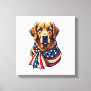 Toile Vieux Gloire Chemise Vintage Golden Retriever 2