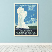 Vieux Old Faithful dans le parc national de Yellow