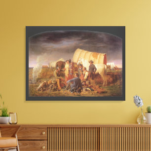 Toile Vieux Ouest américain, conseils sur la prairie par