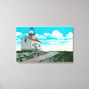 Toile Vieux phare espagnol au Point Loma