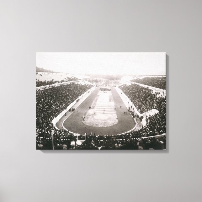 Toile View of the Première Olympic Games d'Athènes (Recto)