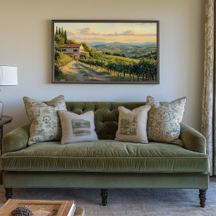 Toile Vignoble Rolling en Toscane