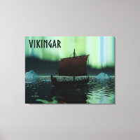 Viking Navire Et Lumières Du Nord