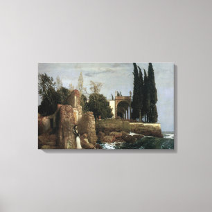 Toile Villa au bord de la mer d'Arnold Böcklin, Art symb