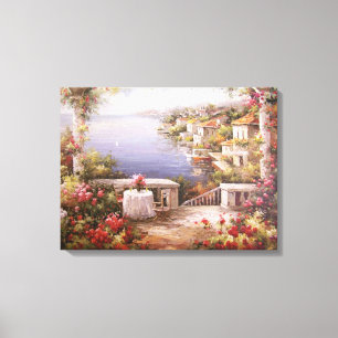 Toile Villa méditerranéenne