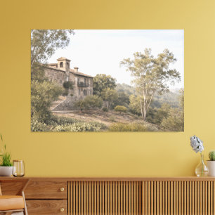 Toile Villa Mist cinématique, Tolède Espagne