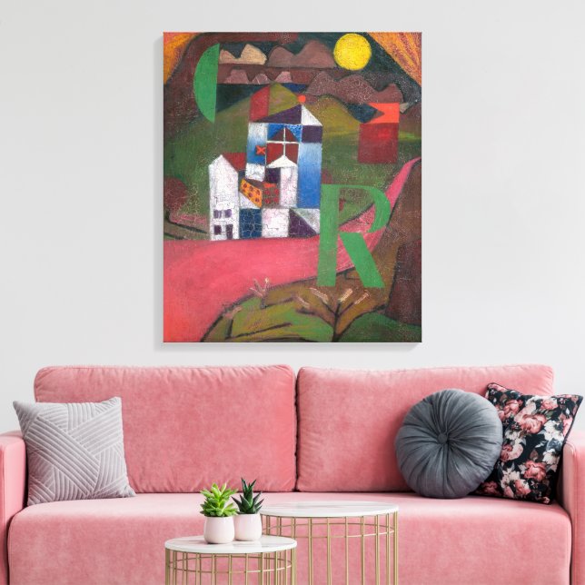 Toile Villa R | Paul Klee | (Insitu(Salon))