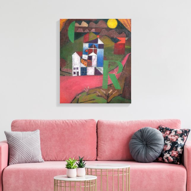 Toile Villa R | Paul Klee | (Insitu(Salon))