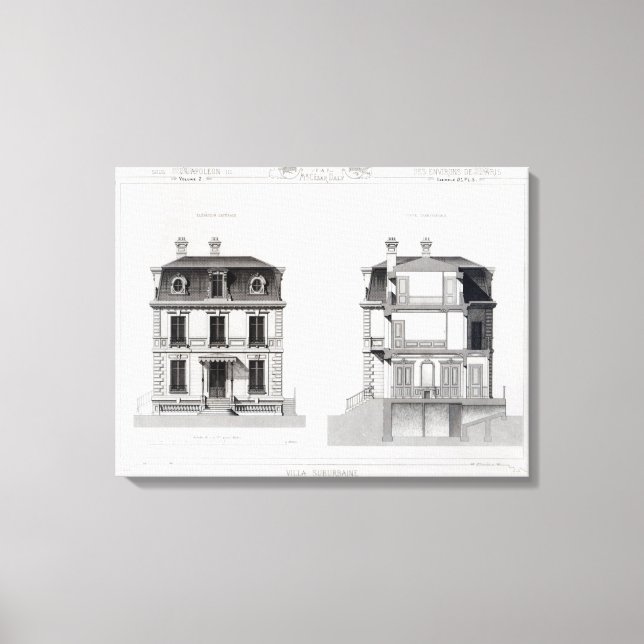 Toile Villa Suburbaine, Premier Chasse à St. Cloud (Recto)