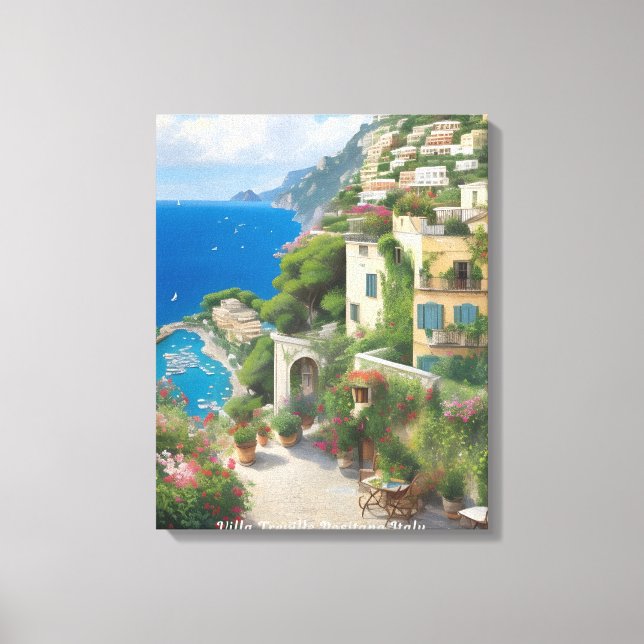 Toile Villa Treville Positano Italie (Recto)