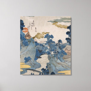 Toile Village de montagne japonais