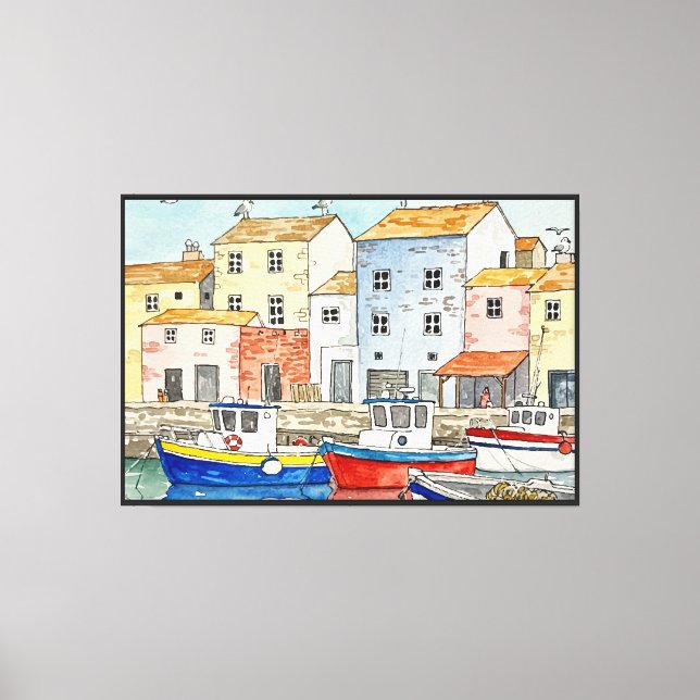 Toile Village de pêcheurs (Recto)