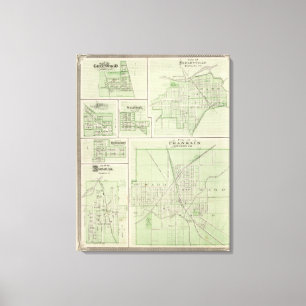 Toile Ville de Franklin, Johnson Co avec Shelbyville