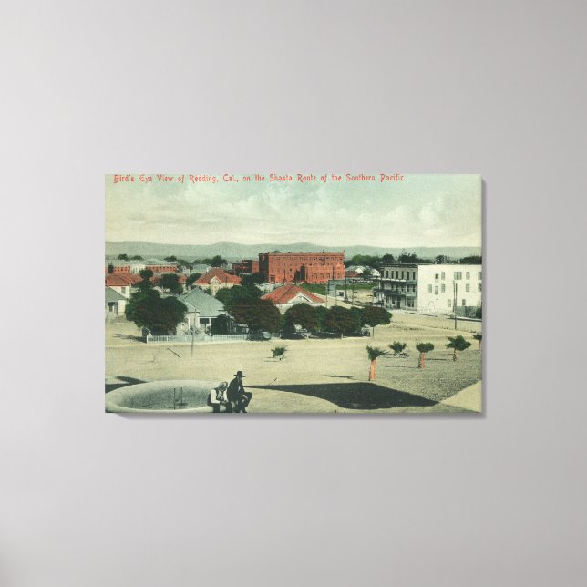 Toile Ville de la route Pacifique Sud Shasta (Recto)