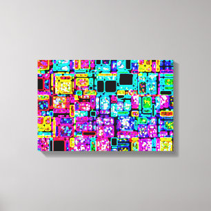 Toile Ville de Neon