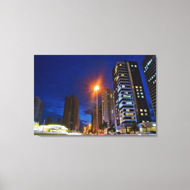 Toile Ville de nuit Londrina (Recto)