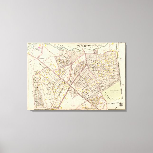Toile Ville de Pelham, New York (Recto)