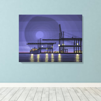 Toile Ville de Port