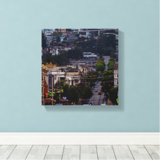 Toile Ville en pente