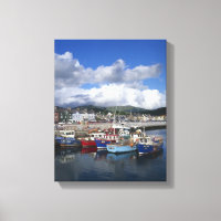 Ville et port, Dingle, comté de Kerry,