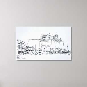 Toile Ville fortifiée de Calvi   Corse, France
