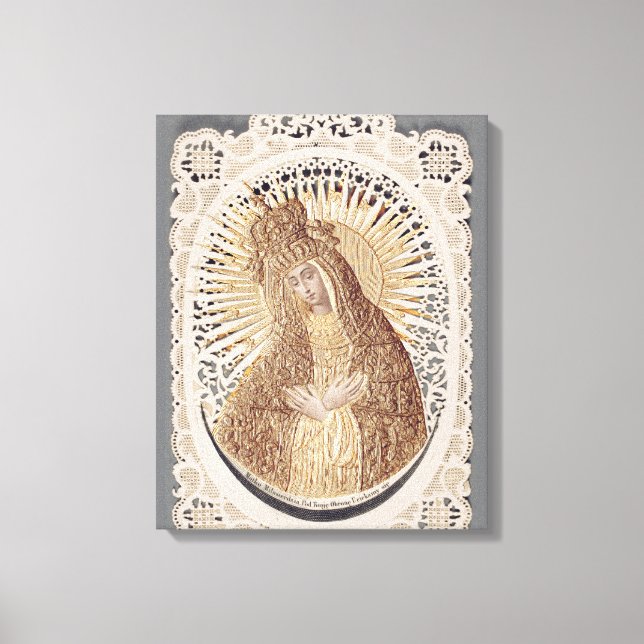 Toile Vilnius Madonna dans la prière ... fine art (Recto)