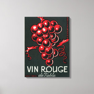 Toile Vin de table du fard à joues De de Vin LabelEurop