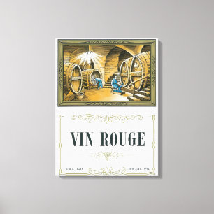 Toile Vin LabelEurope de fard à joues de Vin