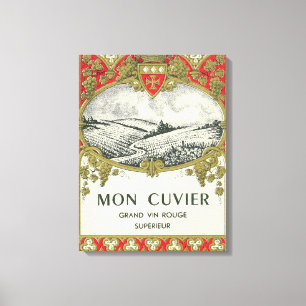 Toile Vin LabelEurope de lundi Cuvier