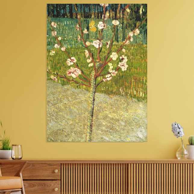 Toile Vincent van Gogh - Amandier en fleurs (Insitu(Salon))
