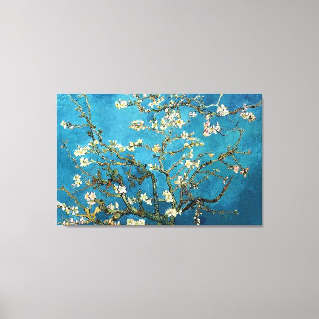 Toile Vincent van Gogh, Arbre aux amandes en fleurs. Vin (Recto)