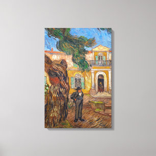 Toile Vincent Van Gogh - Asile Saint-Paul à Saint-Rémy