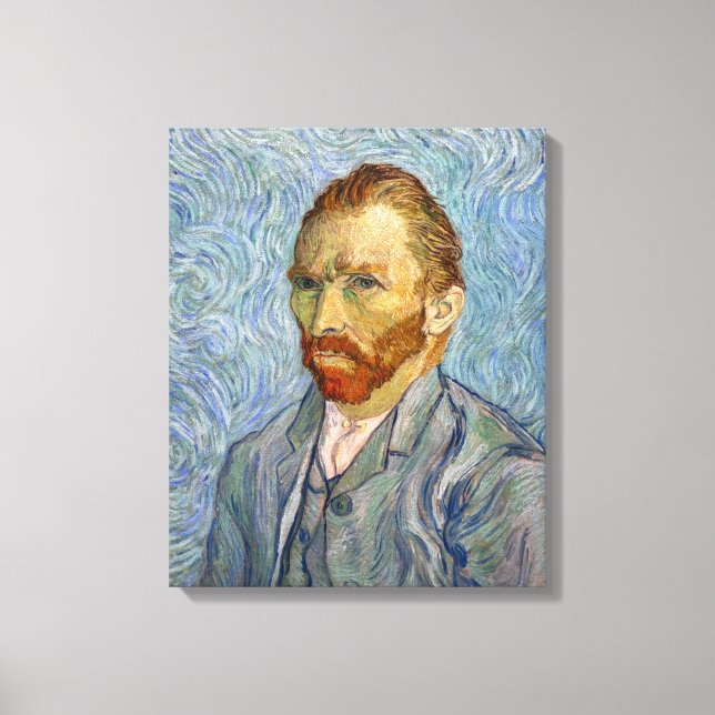 Toile Vincent Van Gogh - Autoportrait (Recto)