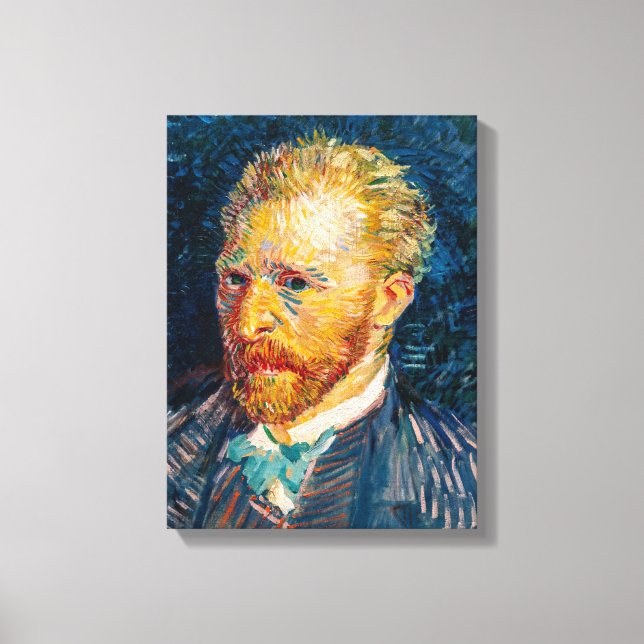 Toile Vincent Van Gogh - Autoportrait (Recto)